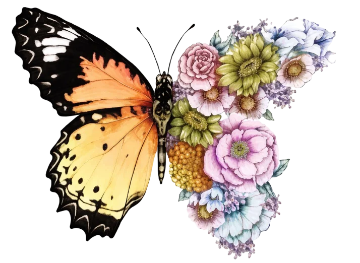 Butterfly Special Wings Logo